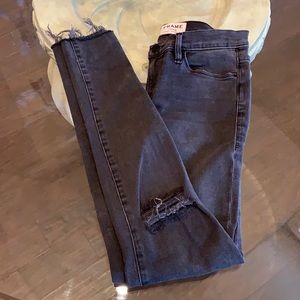 Frame charcoal/black jeans